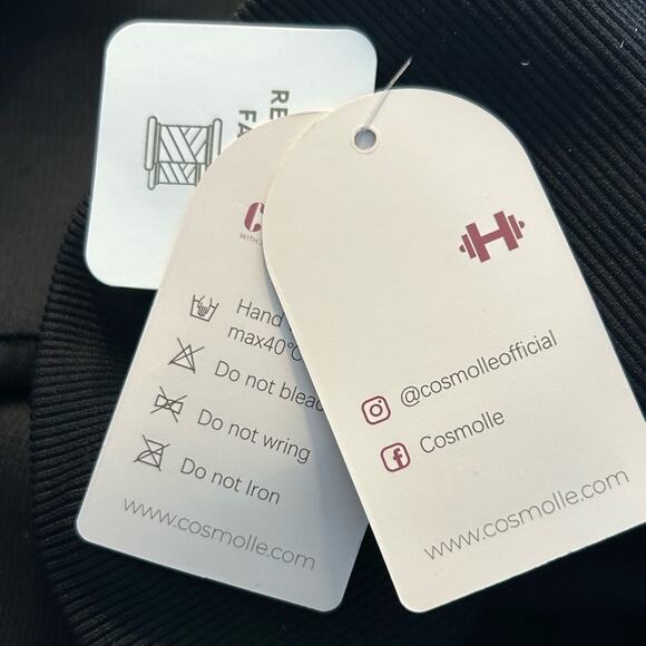 Cosmolle AirWear Long Sleeve & High-Waist Legging Set Black Size XXL NWT - Picture 12 of 13